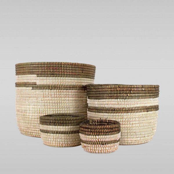 Classic Black Woven Storage Basket