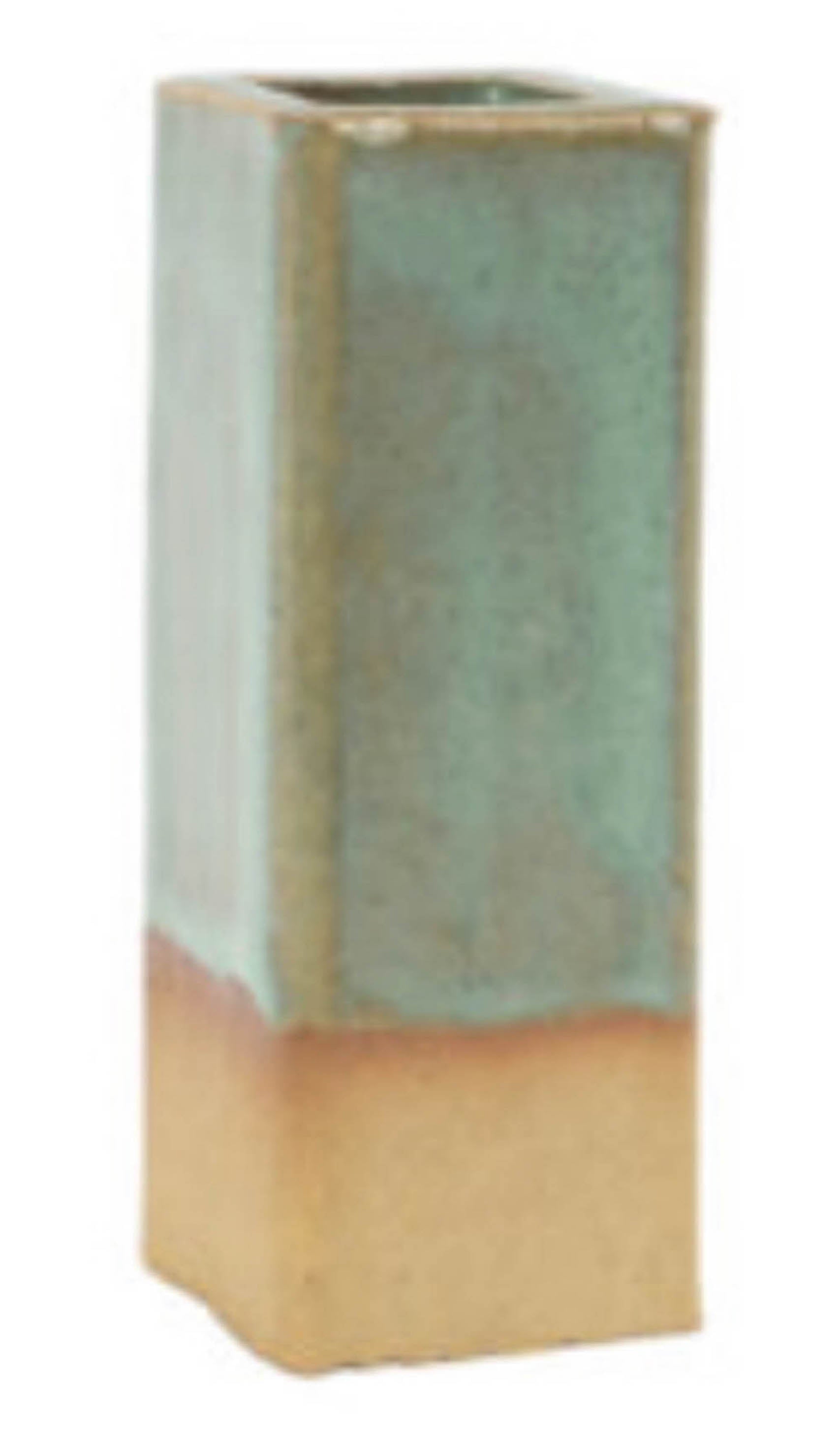 Smooth Ceramic Hex Decorative Planter