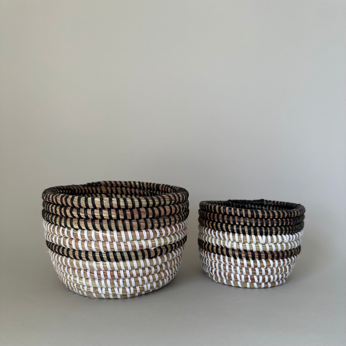 Classic Black Woven Storage Basket - Image 3