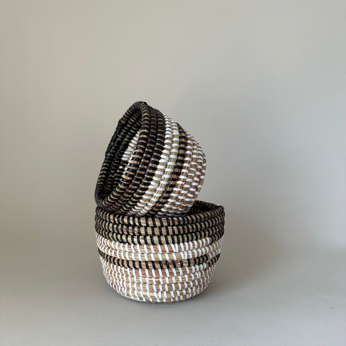 Classic Black Woven Storage Basket - Image 6