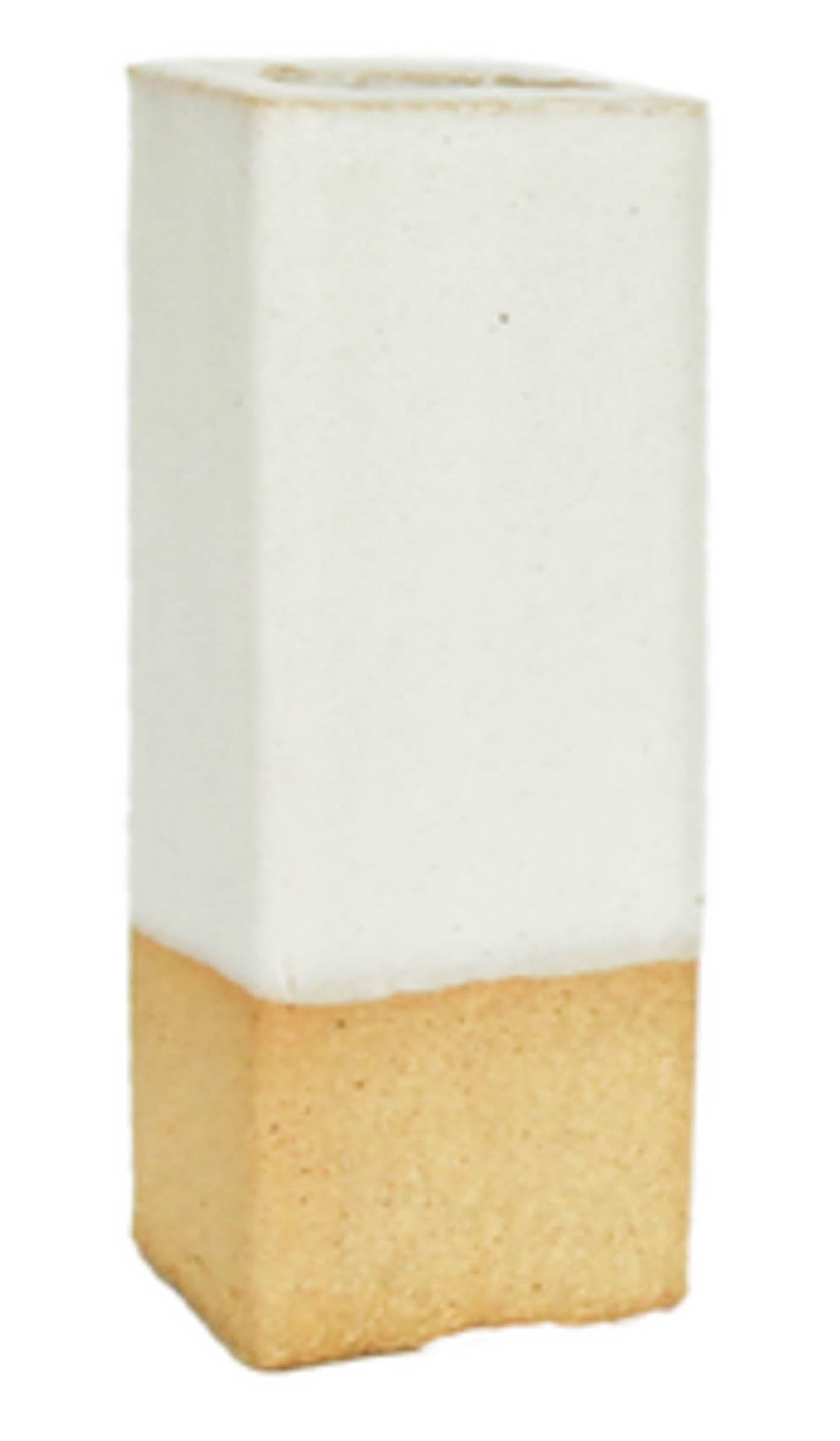 Smooth Ceramic Hex Decorative Planter