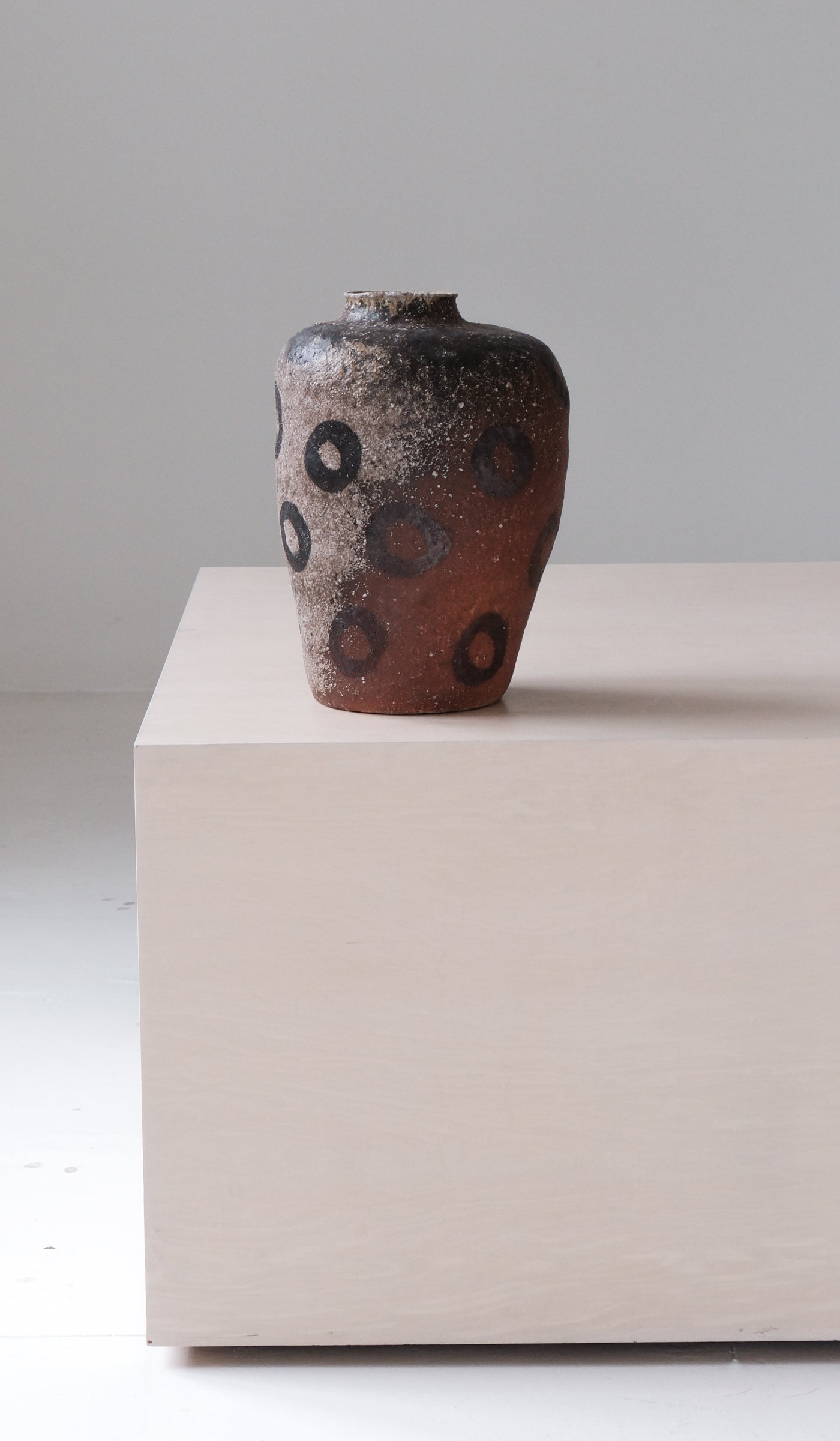 Sculpted Ceramic Ambient Decorative Vessel