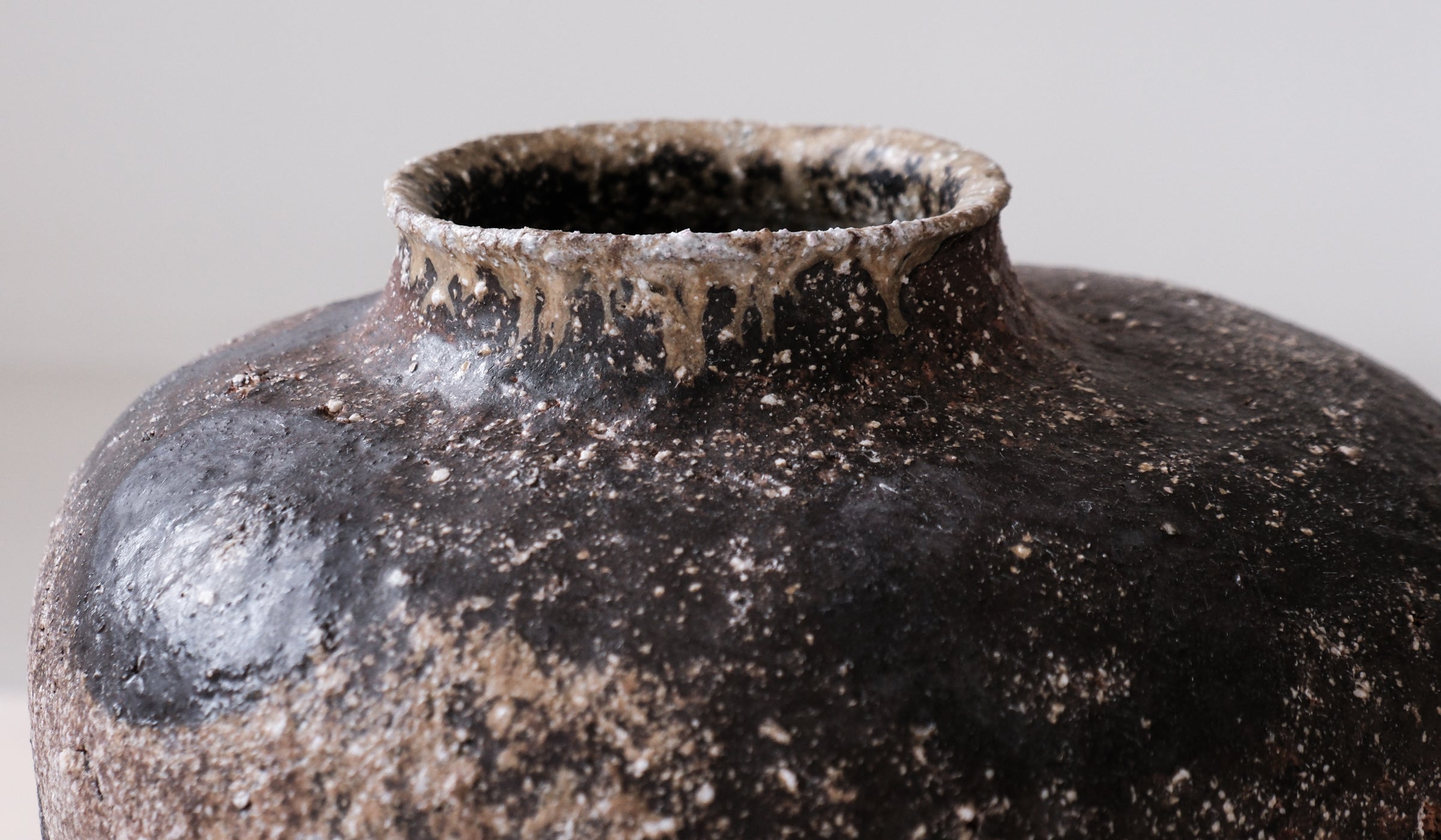 Sculpted Ceramic Ambient Decorative Vessel