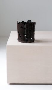Refined Ceramic Compact Decorative Vessel