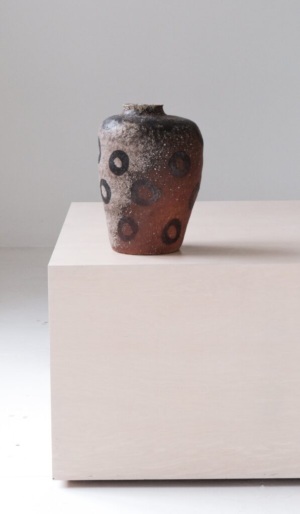 Sculpted Ceramic Ambient Decorative Vessel