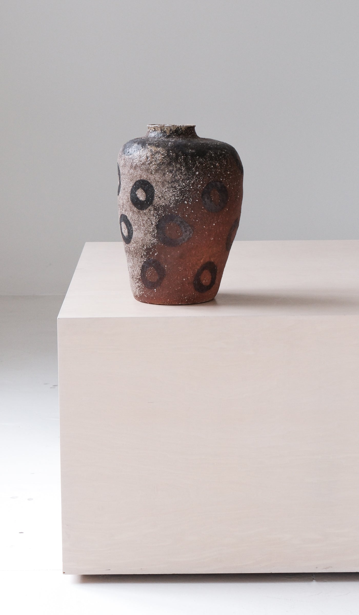 Sculpted Ceramic Ambient Decorative Vessel