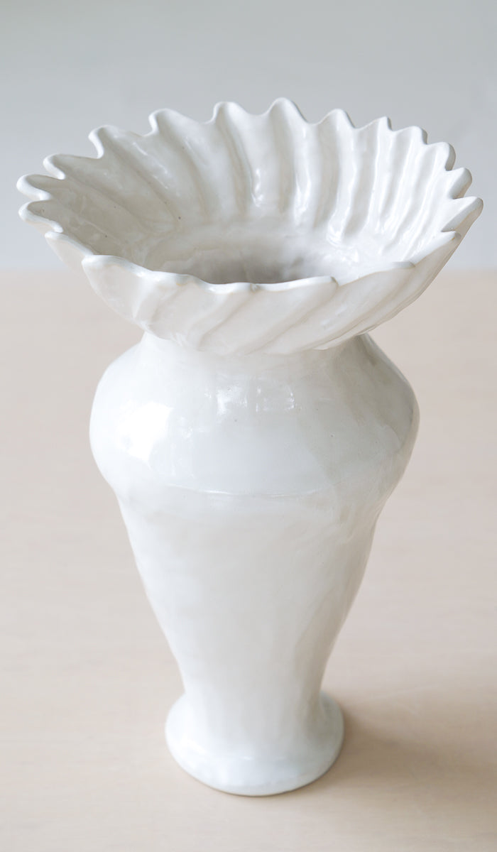 Clean Ceramic Statement Decorative Vessel