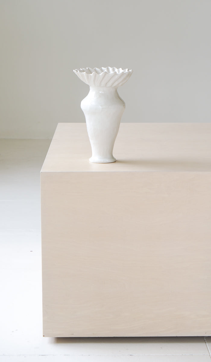 Clean Ceramic Statement Decorative Vessel
