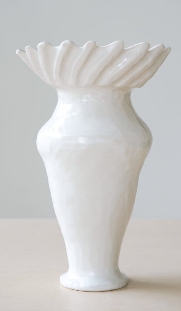 Clean Ceramic Statement Decorative Vessel