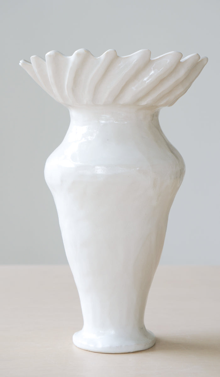 Clean Ceramic Statement Decorative Vessel