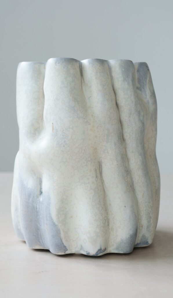 Yellow Ceramic Decorative Home Vessel