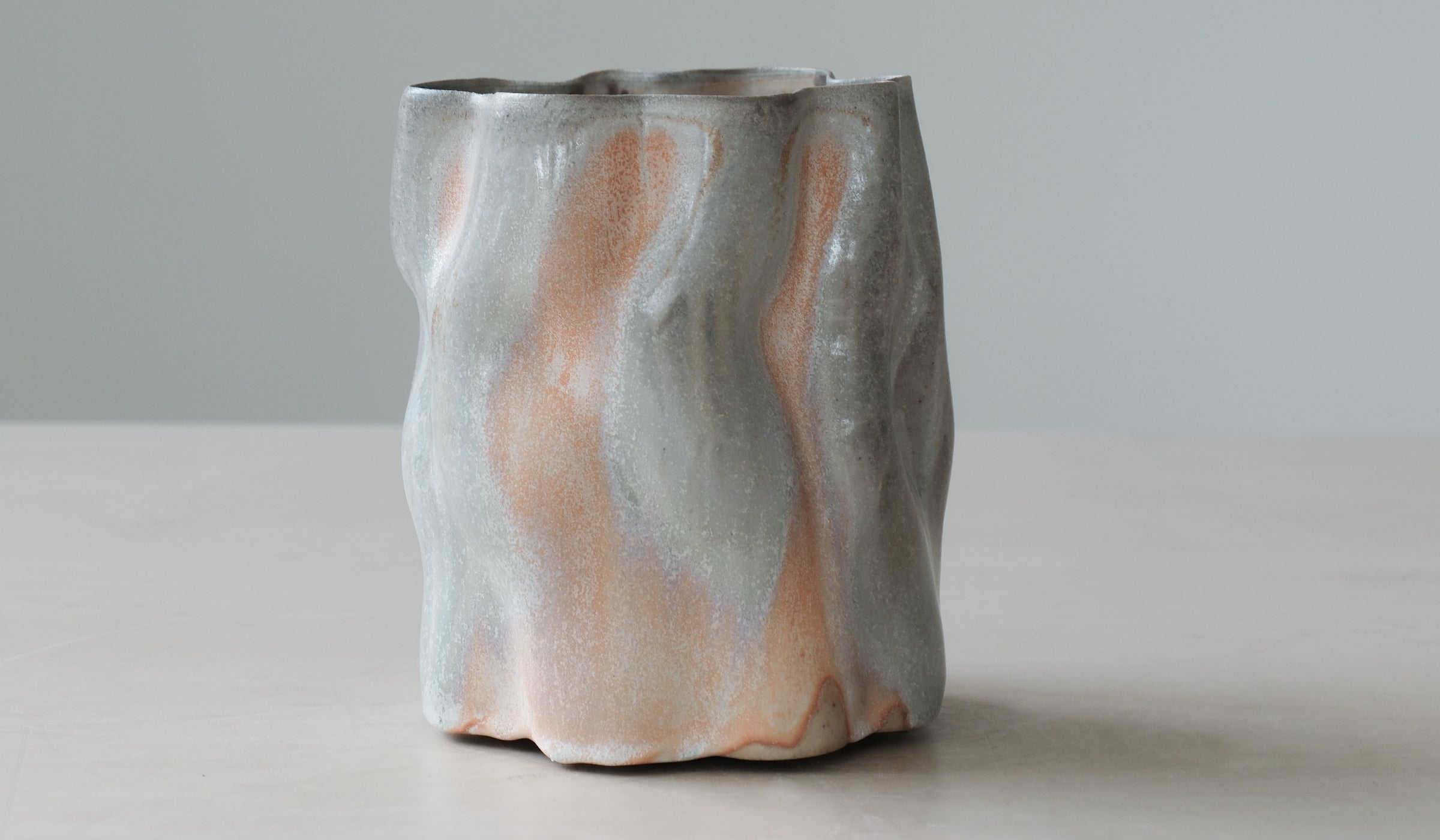 Minimal Ceramic Artful Decorative Vessel