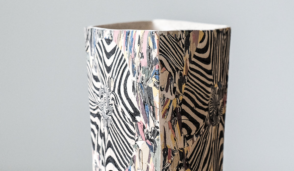 Soft Ceramic Compact Decorative Vessel
