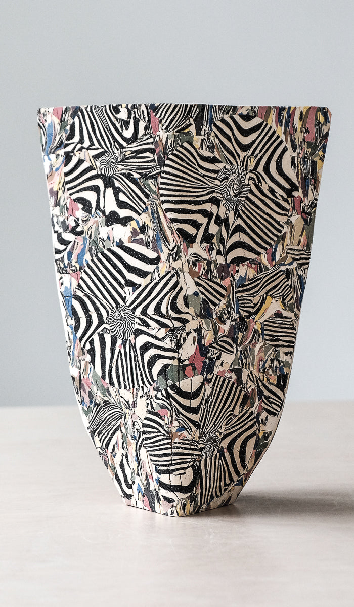 Soft Ceramic Compact Decorative Vessel