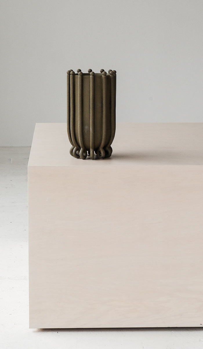 Quiet Ceramic Statement Decorative Vessel