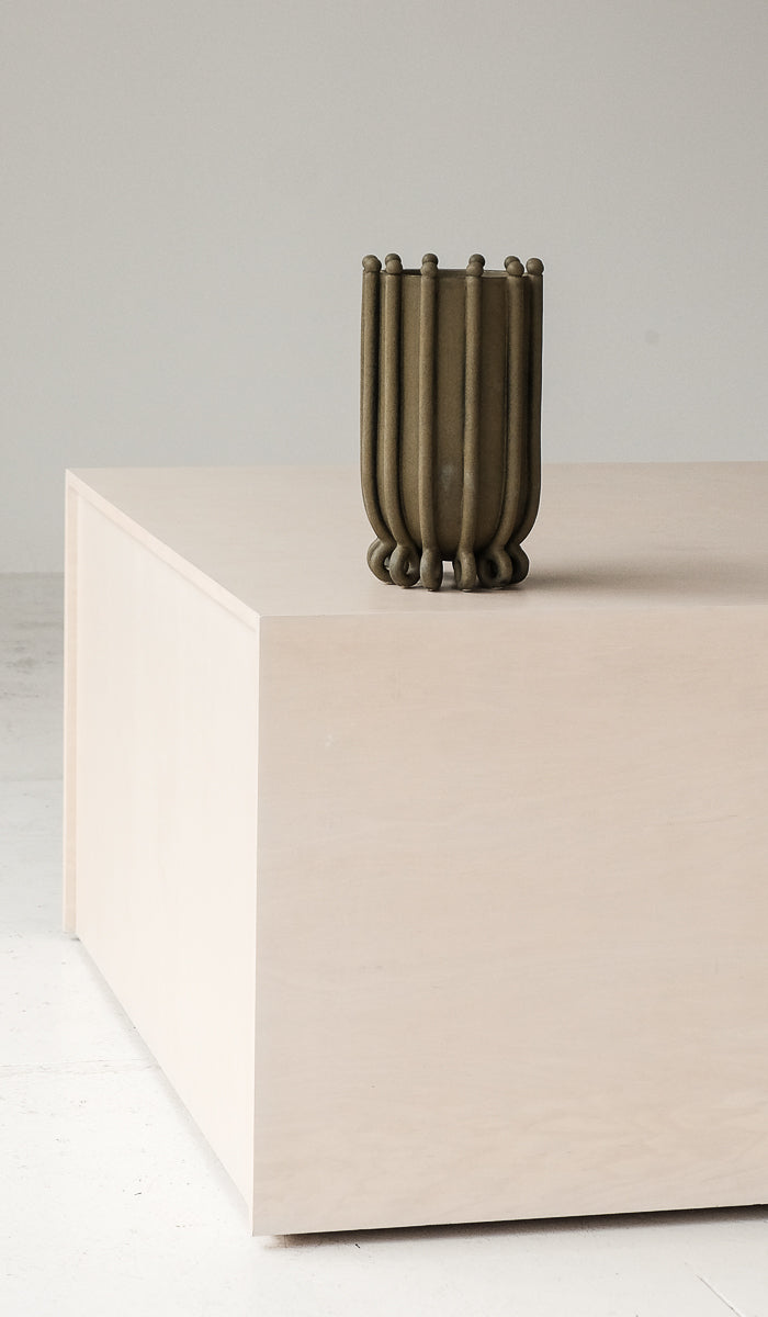 Quiet Ceramic Statement Decorative Vessel