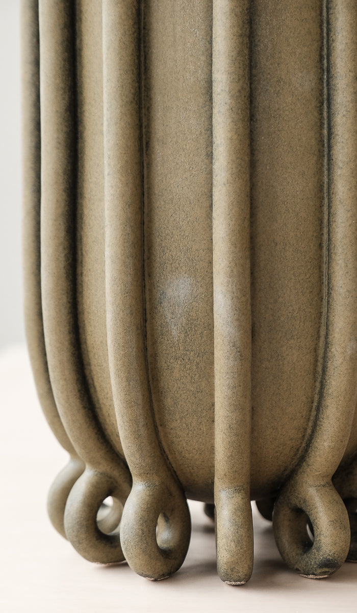 Quiet Ceramic Statement Decorative Vessel
