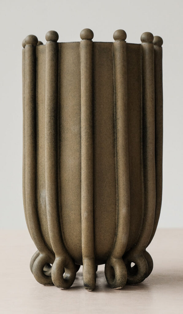 Quiet Ceramic Statement Decorative Vessel