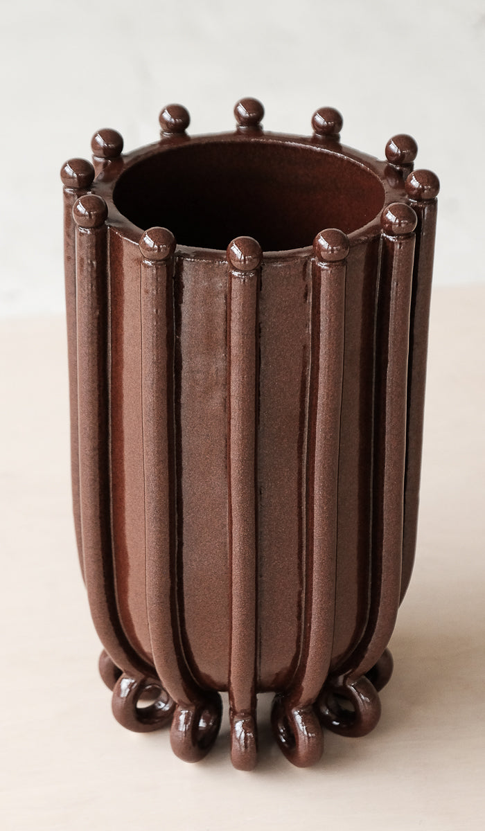 Quiet Ceramic Statement Decorative Vessel