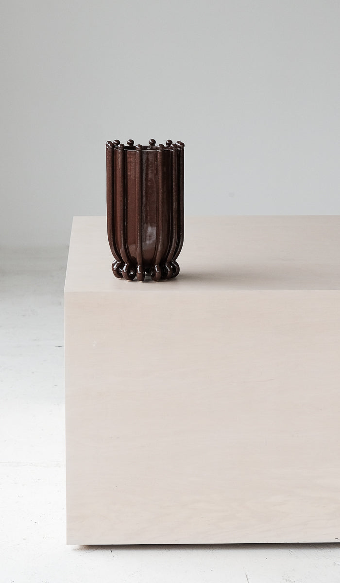 Quiet Ceramic Statement Decorative Vessel