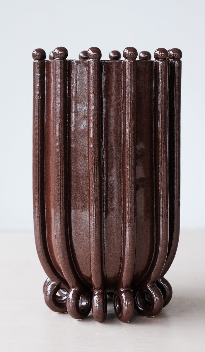 Quiet Ceramic Statement Decorative Vessel