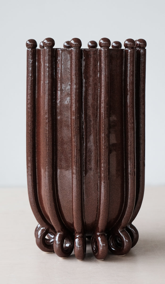 Quiet Ceramic Statement Decorative Vessel