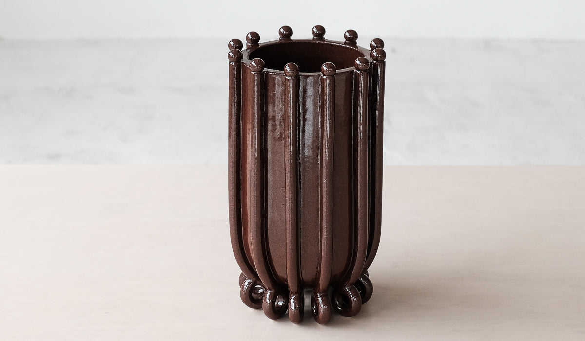 Quiet Ceramic Statement Decorative Vessel