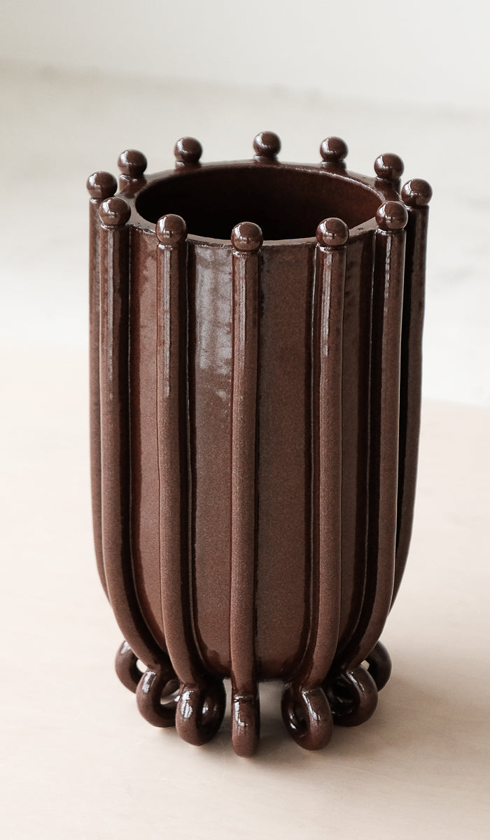 Quiet Ceramic Statement Decorative Vessel