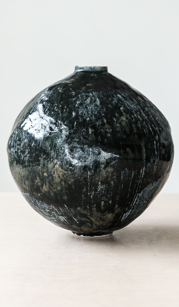 Layered Ceramic Interior Decorative Vessel
