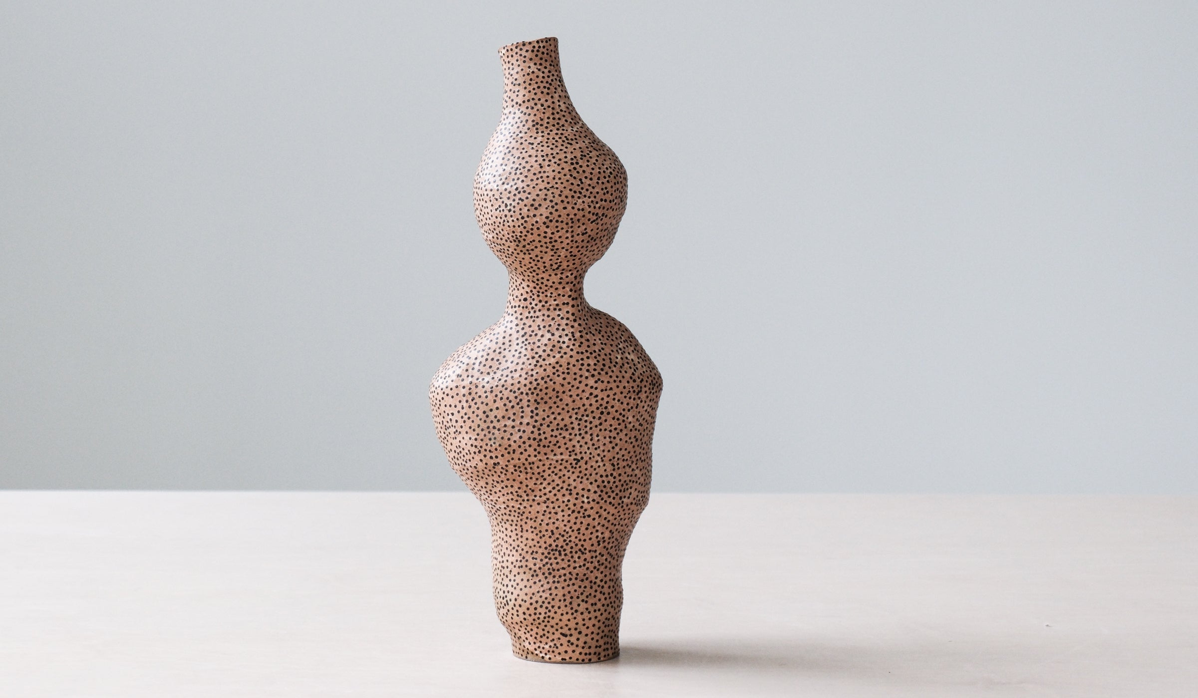 Distinctive Ceramic Contemporary Decorative Vessel