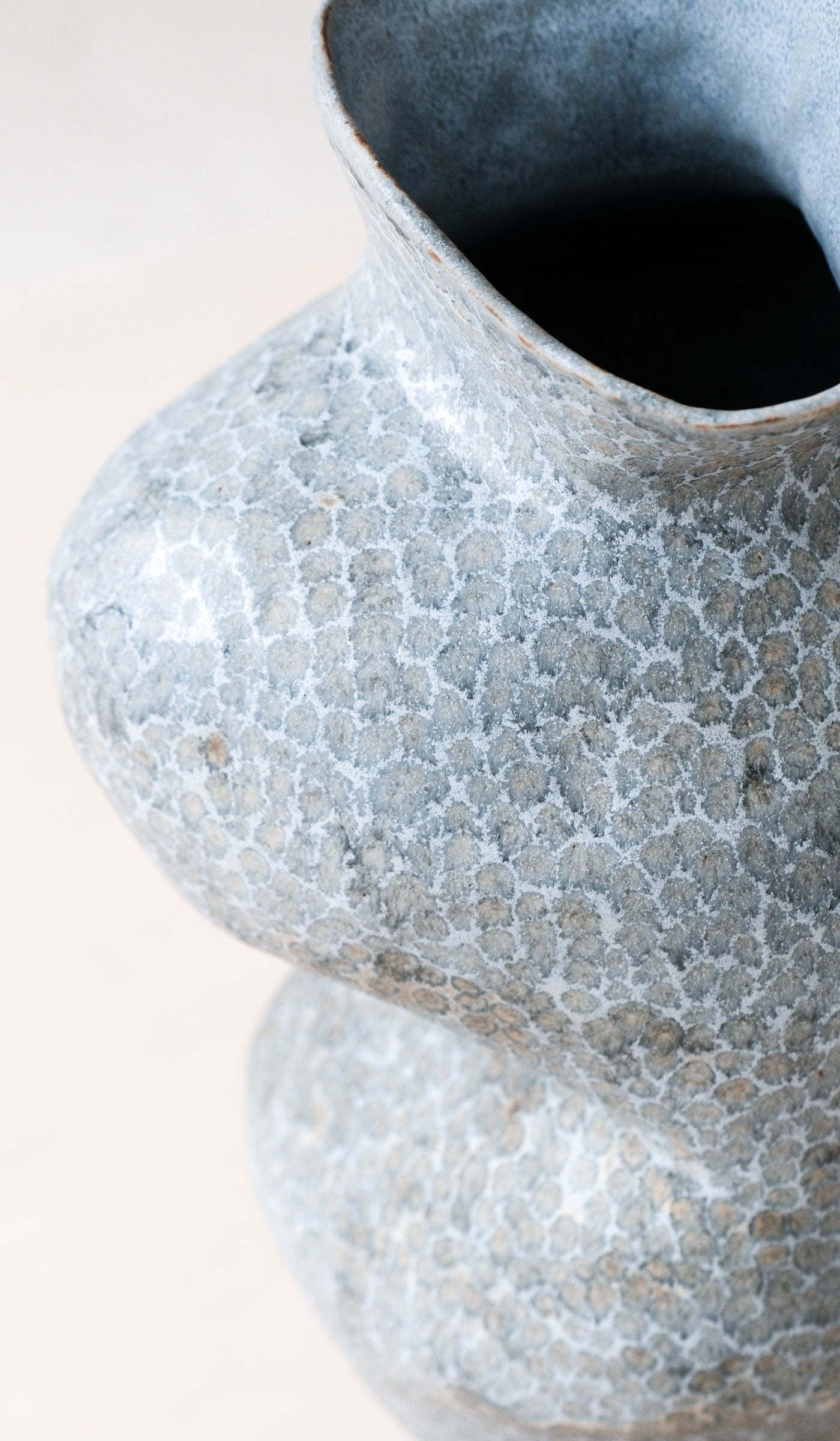 Sculpted Ceramic Artful Decorative Vessel