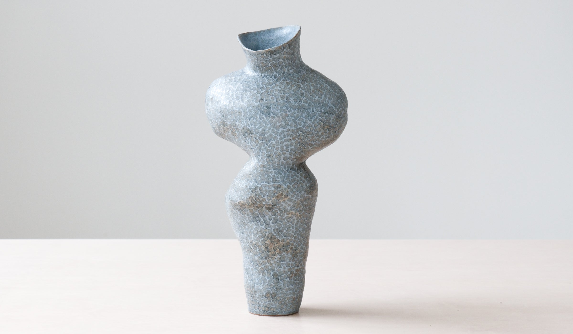 Sculpted Ceramic Artful Decorative Vessel