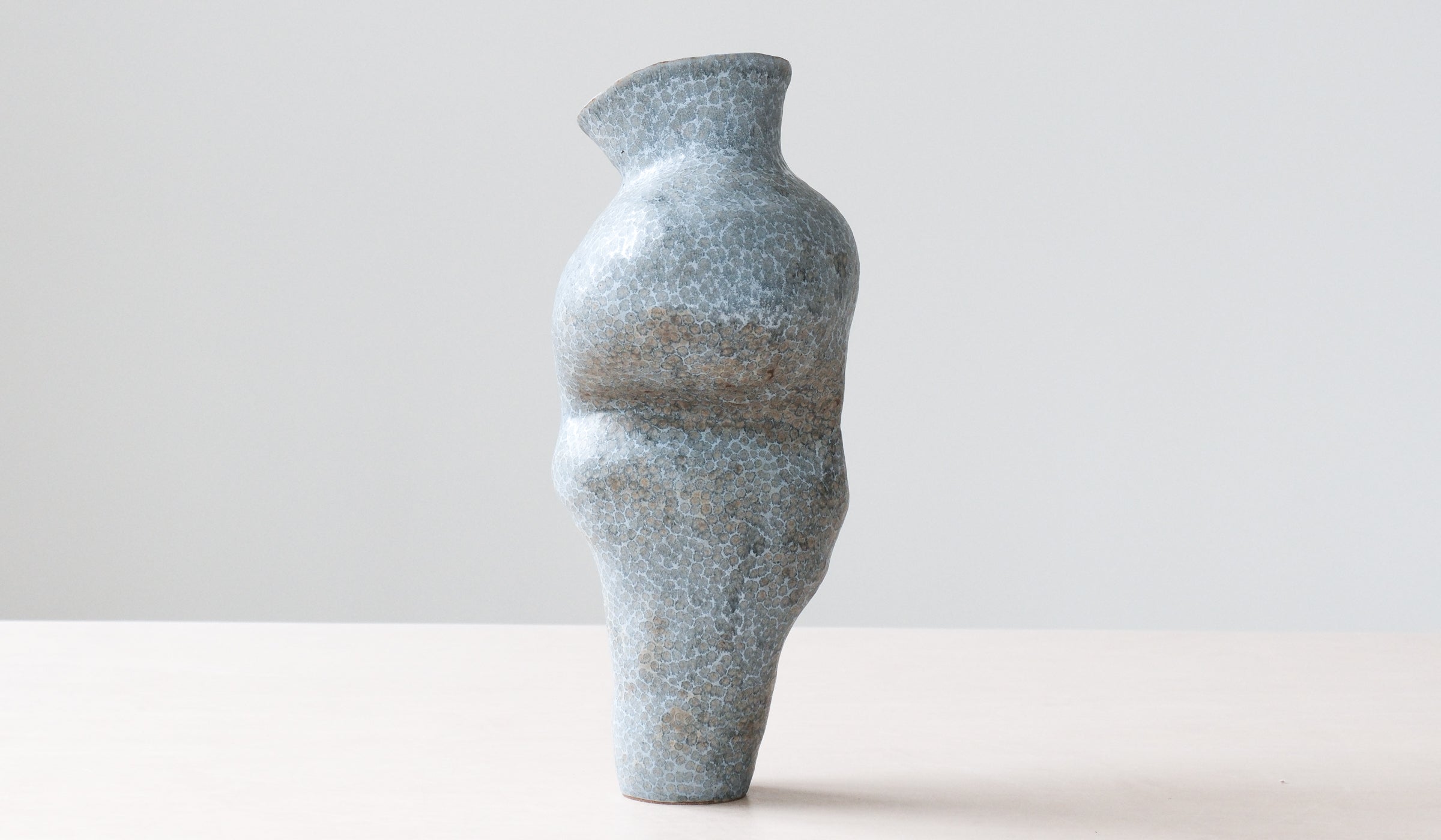 Sculpted Ceramic Artful Decorative Vessel