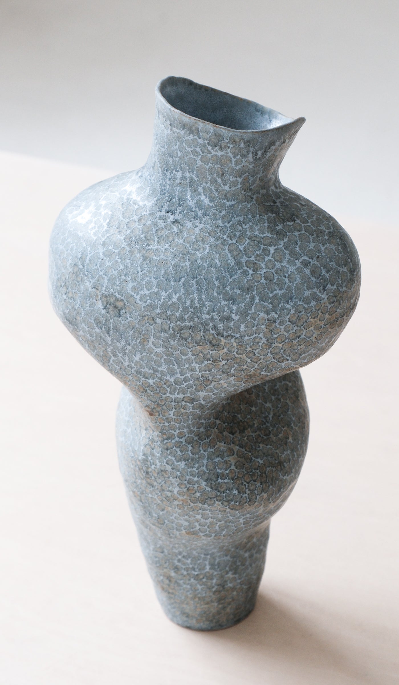 Sculpted Ceramic Artful Decorative Vessel