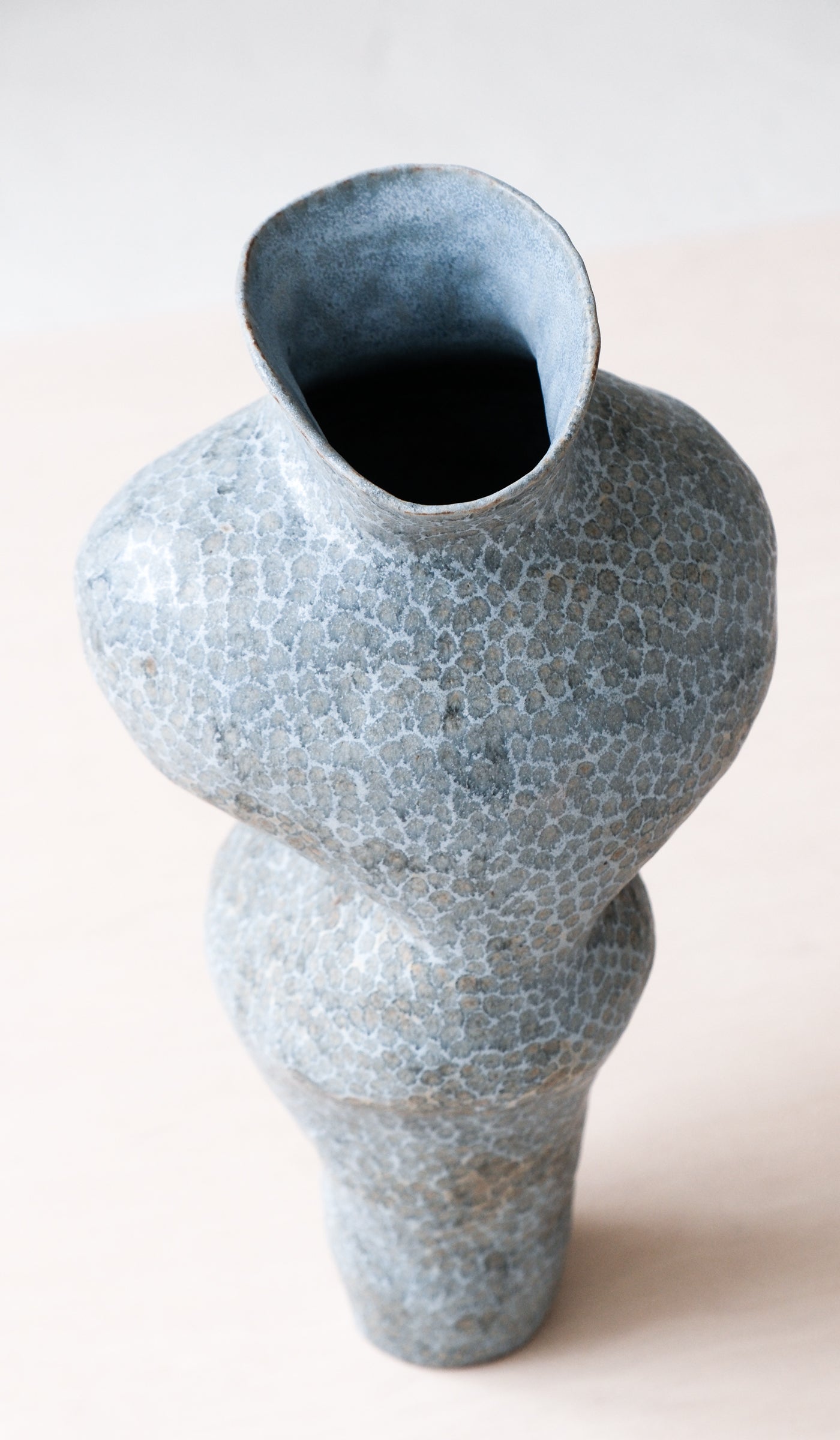 Sculpted Ceramic Artful Decorative Vessel