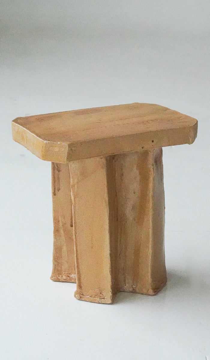 Amber Ceramic Contemporary Decorative Vessel