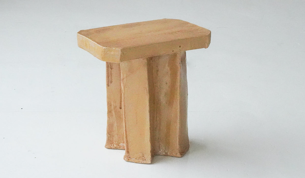 Amber Ceramic Contemporary Decorative Vessel