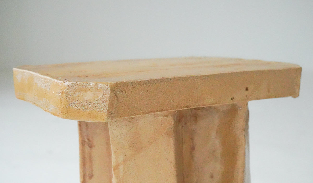Amber Ceramic Contemporary Decorative Vessel