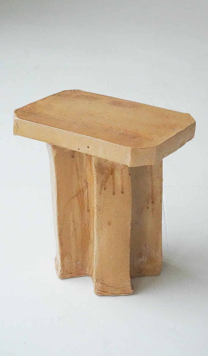 Amber Ceramic Contemporary Decorative Vessel