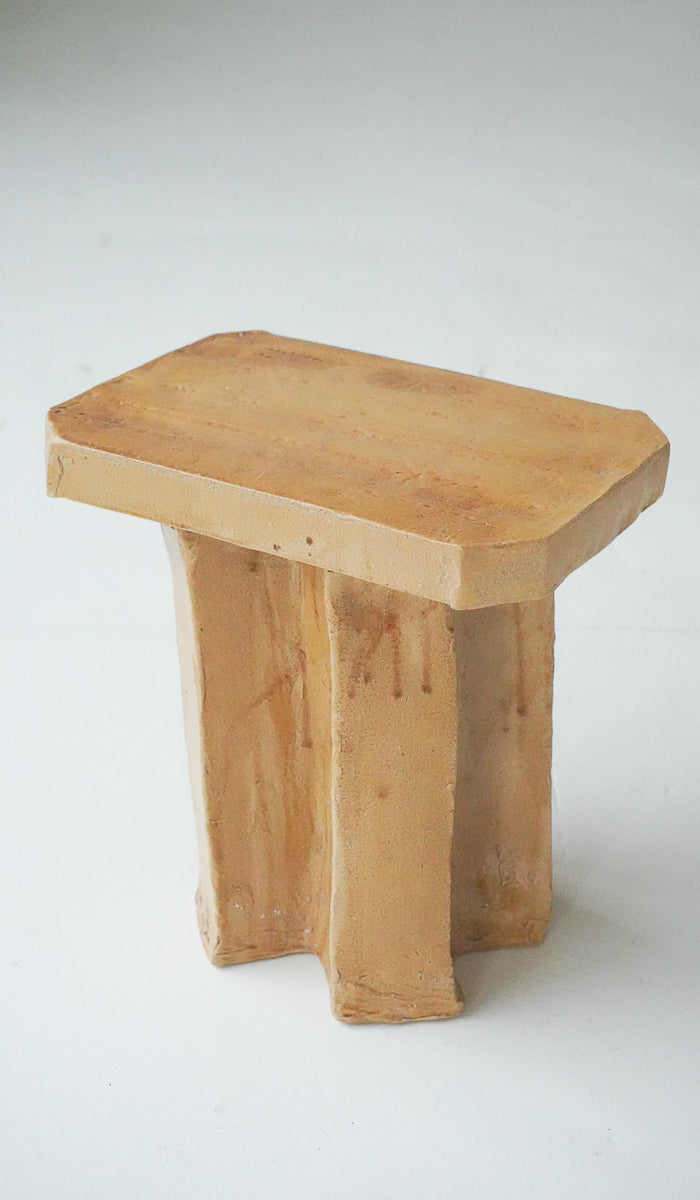Amber Ceramic Contemporary Decorative Vessel