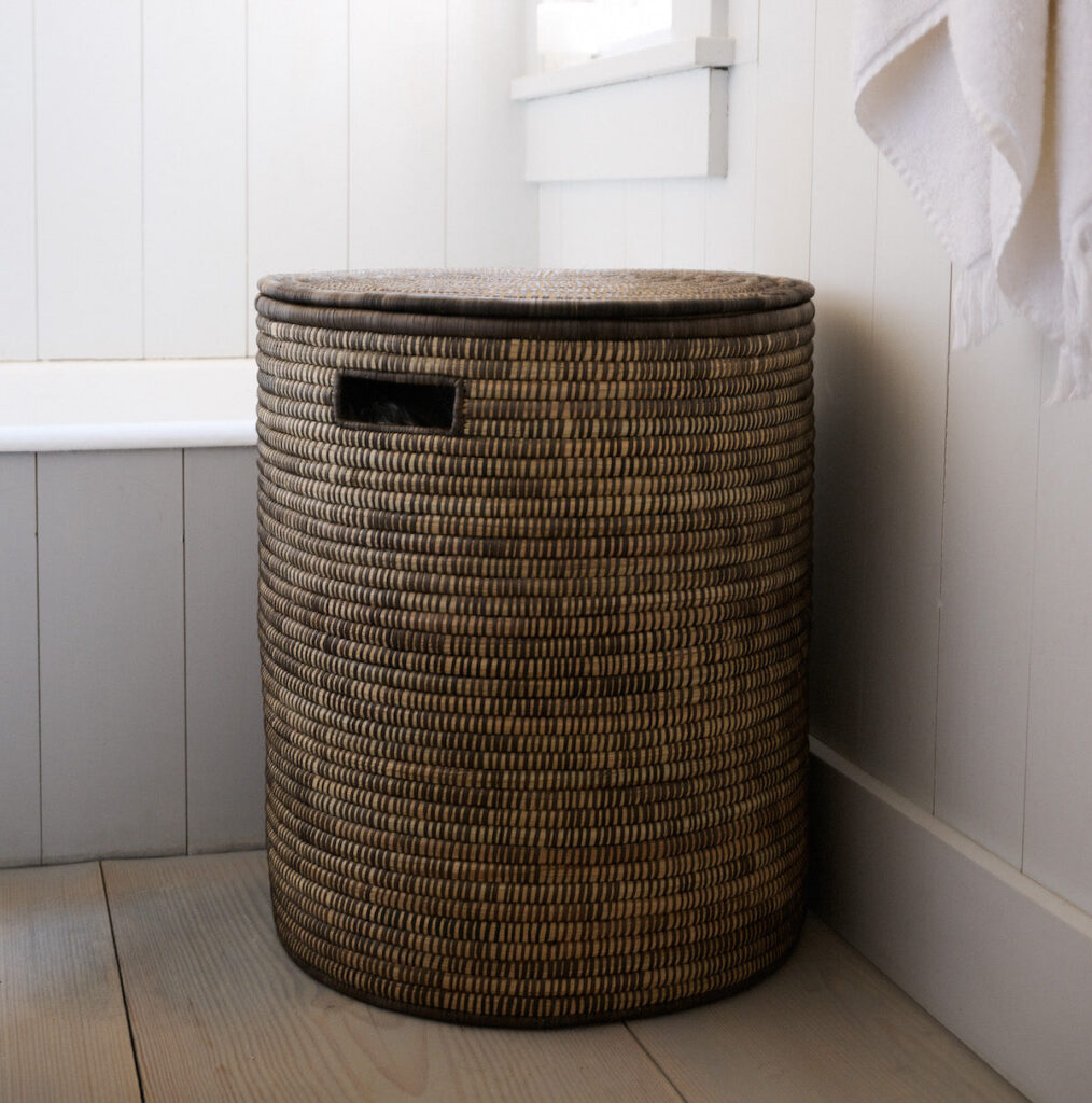 Structured Woven Storage Basket for Everyday Home Style 2