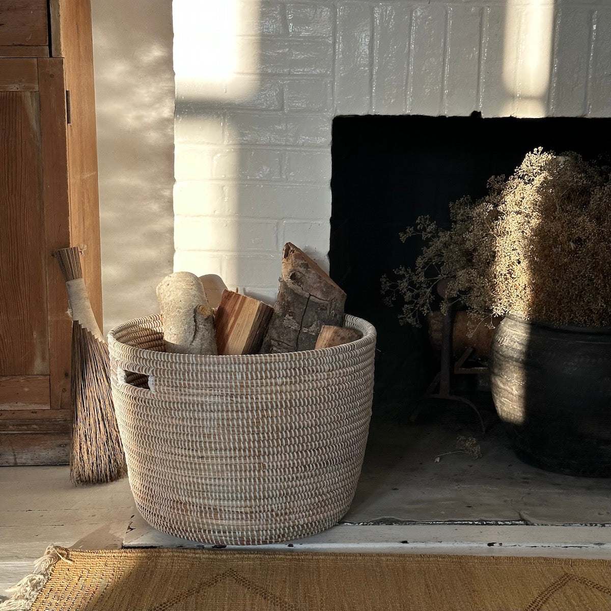 Textured Woven Storage Basket for Everyday Home Styling - Image 2
