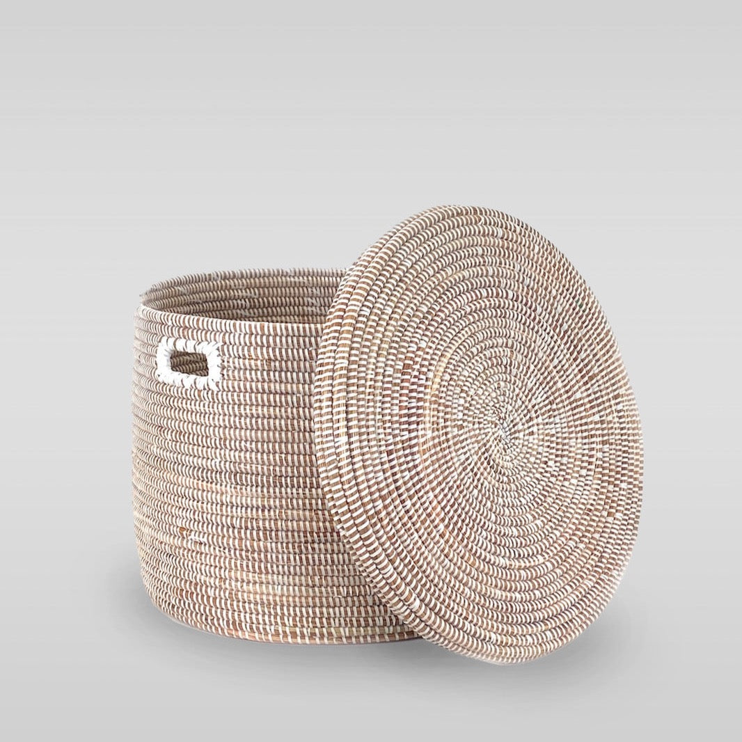 Textured Woven Storage Basket for Everyday Home Styling - Image 6