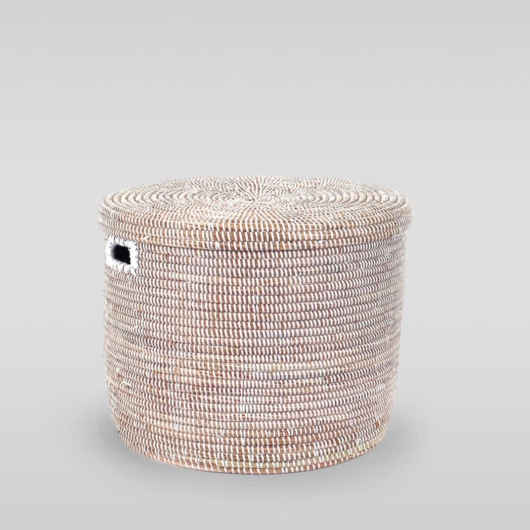Textured Woven Storage Basket for Everyday Home Styling - Image 4
